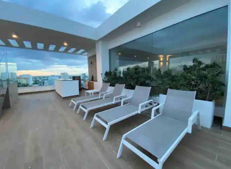 1Br Luxury Apartment Pool, Gym, Rooftop ซานโตโดมิงโก ภายนอก รูปภาพ